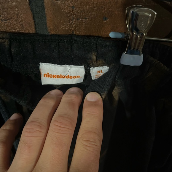 Nickelodeon XL Black and Orange Tie-Dye Pants - Picture 2 of 3